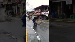 Rainy Village Vibes in Sumatra, Indonesia #shorts #indonesiavlog