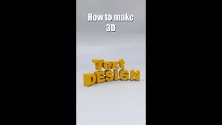 How to Make 3D Text in Maya