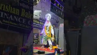 Shobha Yatra in Hoshiarpur😮city for dusshera🎡#jaishreeramji#jaibajrangbali#indiaevents#melavibes