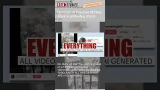 Fact Check: AI Video Does NOT Show Actual Israeli Bombing Of Gaza