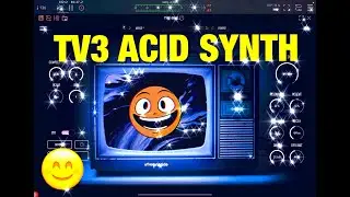 TV3 Acid Synth 😎 by Imaginando - Bass Synth & Midi Generator - Walkthrough for iOS