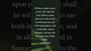 BIBLE AUDIO  ACTS OF THE APOSTLES 1:8 || God's Word-Bible Stories #Shorts