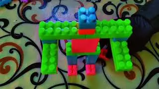 Satisfying DIY Robot Creation with Blocks / Lego block /ASMR Building 