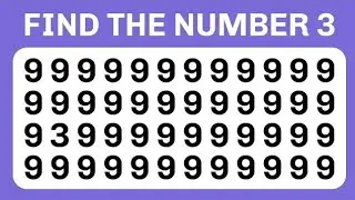 Find The ODD Number + Letter - spot #14// The Difference Game 2023 || How Good Your Eyes 🤷