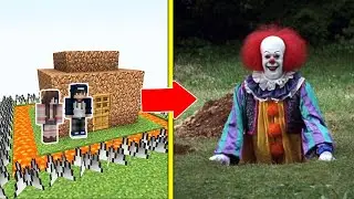 Gã Hề Quỷ 1990 Tấn Công Nhà Được Bảo Vệ Bởi bqThanh và Ốc Trong Minecraft