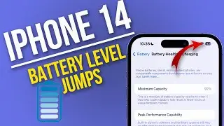 Как исправить скачки или колебания уровня заряда батареи на iPhone 14