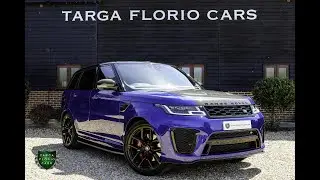 Land Rover Range Rover Sport SVR 5.0 V8 Command Shift 2 5dr in Estoril Blue 2019 - Virtual Tour