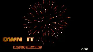Own It 500 gram by  Magnus Fireworks    Most Wanted Fireworks