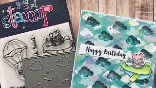 How To Make Cloud Shaker Card | Pigs Can Fly