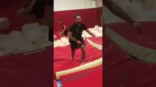 Acro Cork Training In Gym