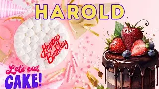 Happy Birthday Harold, Birthday of Harold, Best Birthday Wishes, hbd