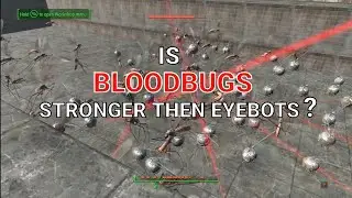 #fallout4 IS BLOODBUGS STRONGER THEN THE EYEBOTS. Random battle arena vids