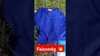 blue teshirt amazing colour💥#flipkart #orderflipkart #bluecolour #faisondg💥
