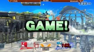 Sm4sh Singles #36 - Pools - Firefly (Yoshi) vs Nitroshock6 (Mega Man)