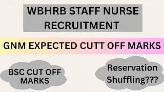 GNM EXPECTED CUT OFF MARKS COMPARE TO BSC. CUT OFF// BSC CUT OFF MARKS