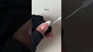 Easiest way to do French Tip Nails 👀💅🏼