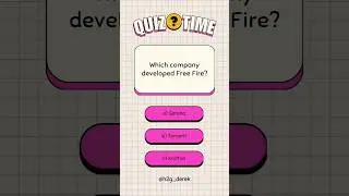 Free Fire QUIZ!! 🤓