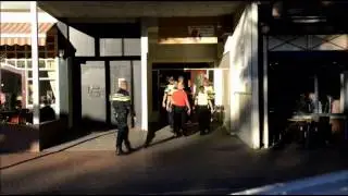 Politie en portiers oefen in Zuidlareen