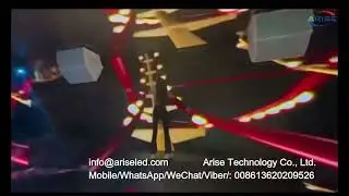 In 2023, a new experiential nightclub panoramic large scale LED display wall, immersive LED large sc