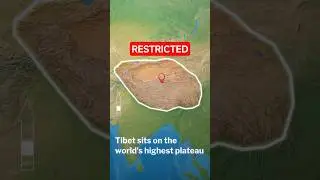 Why Do Planes Avoid Flying Over Tibet? 🤫 #facts #geography #tibet #science #travel #fyp
