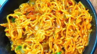 स्ट्रीट स्टाइल मसाला मैगी रेसिपी।Street Style Chinese Style Maggi।Maggi Recipe।Masala Maggi