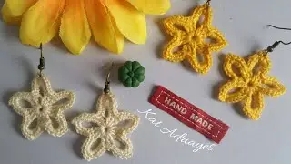 Crochet Earrings | Crochet Star Earrings | DIY Earrings