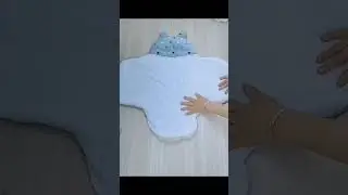 Baby nest Eared Swaddle Quilt  Making | Baby Sleeping Set Sewing 🐰
