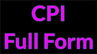 CPI Full Form || CPI || Full Form || CPI