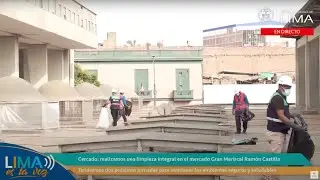 Realizamos una limpieza integral en el mercado municipal Gran Mariscal Ram&oacute;n Castilla