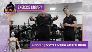 Standing Cuffed Cable Lateral Raise &ndash; The Muscle Mentors Exercise Library