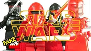 Fake Lego Emperor's Royal Guard Vs First Order Praetorian Guard Minifigures