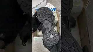 Мужские кроссовки Adidas XLG Runner Deluxe GTX All Black, кеды Адидас черные кожа текстиль А4800