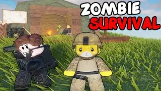 ¡Construye Tu BASE, sobrevive y lucha contra ZOMBIS en Roblox! 🧱🧟‍♂️ Survival zombie