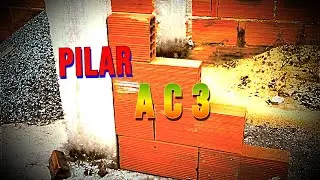 Como se deve fazer parede entre 2 pilares.
