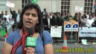 London Pakistani Journalists demands Media Freedom in Pakistan