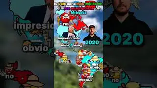 tu pais tiene m&aacute;s poblaci&oacute;n que lo suscriptores de @MrBeast #mapper #mapping #countryballs