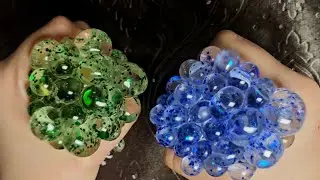Satisfying Multiple Color Squishy Stress Balls ASMR! Unboxing Mesh Squishy Stress Balls!