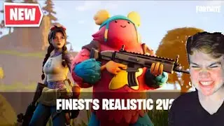 MONGRAAL PLAYS THE FINEST'S REALISTIC 1v1 AND GOES OFF WITH INSANE MECHANICS! - FORTNITE