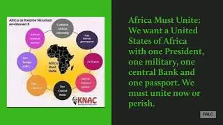 Pan African Leadership Center: Africa must unite- United States of Africa