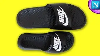 Nike Slides SHRINK in the SUN !!