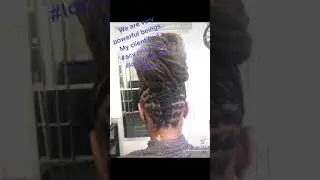 #shorts| my client had a #acv rinse #locretwist and #locstyle | The House of Shayaa | THOS HAIRCARE