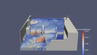 Spillway modeling with REEF3D