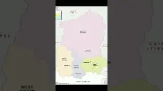 Map of Sikkim #shorts