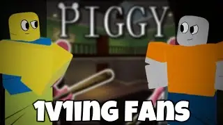 1v1ing Fans In Roblox Piggy!