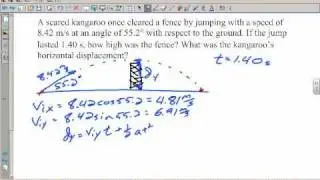 Projectile Motion - Jumping Kangaroo.wmv