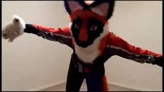A Gift for CrystalWolfeh: Cherry Soda Fox Fursuit Dance #1-- Hey Baby