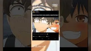 NAGATORO HUGS SENPAI 😍🤗 | 🎵 VOCE NA MIRA (SLOWED) | DONT TOY WITH ME MISS NAGATORO |#shorts #anime