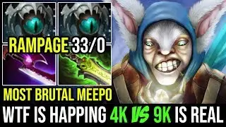 How Did This Happen 9k Vs 4k WTF Matchmaking System - Unkillable Brutal Meepo 33Kills Wisper Dota 2