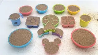 Satisfying amezing ASMR/Diy multiple sand cake making video how to make Sand kitchen set
