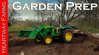 Back to Eden Garden; Garden Plot Prep | Heartway Farms | Future High Tunnel Location | Huge Garden